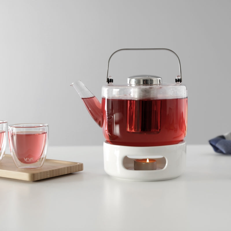 VIVA - Minima Porcelain Tealight Teapot Warmer