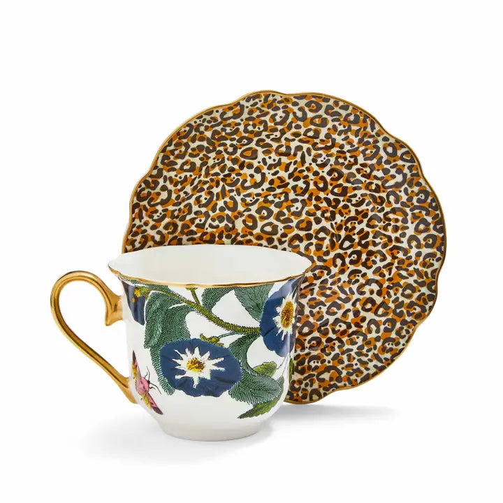 Creatures of Curiosity Leopard Teacup and Saucer