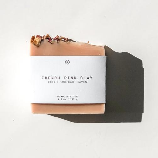 Body + Face Bar: French Pink Clay (Agha Studio)