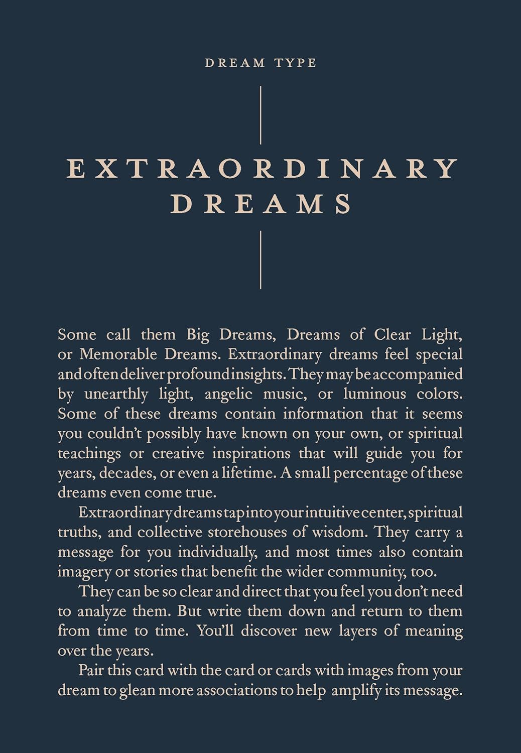 The Little Deck of Dreams: What Your Sleeping Mind Is Telling You About Your Waking Life