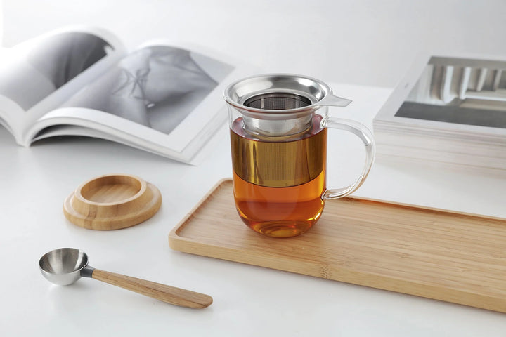 Tasse à thé en verre équilibrée Viva Minima (17 oz)