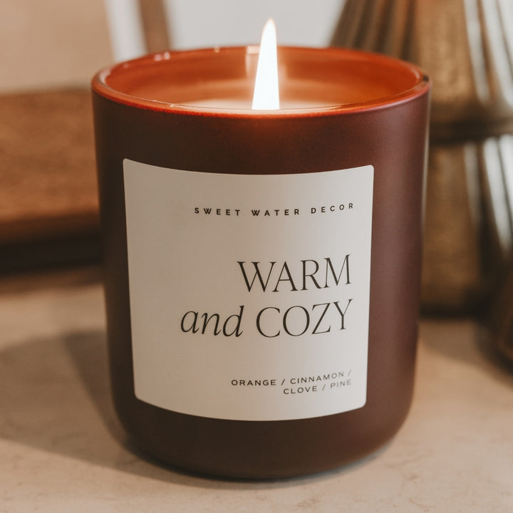 Sweet Water Decor Candle - Warm & Cozy