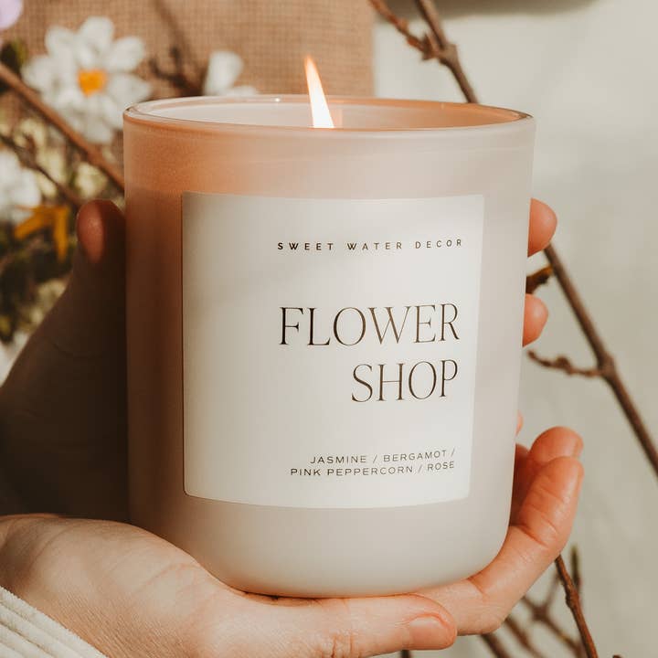 Sweet Water Decor Candle - Flower Shop